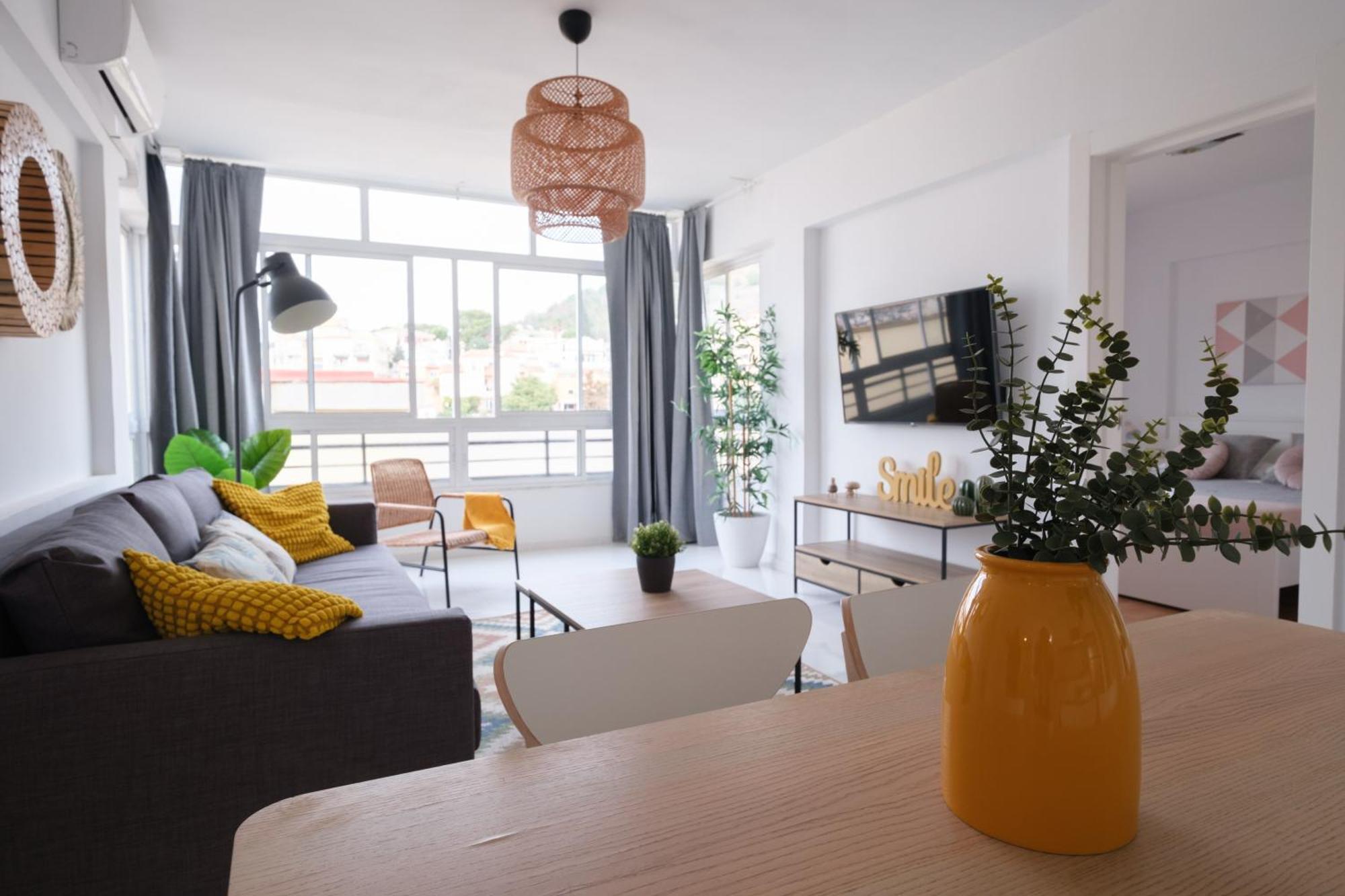 Wonderful Central Apartment Panoramics Views Wifi Málaga Buitenkant foto