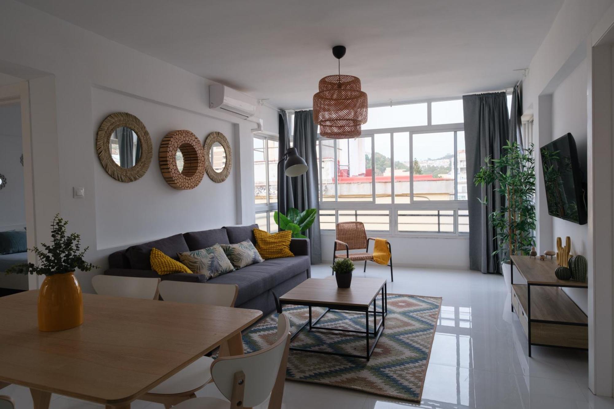 Wonderful Central Apartment Panoramics Views Wifi Málaga Buitenkant foto