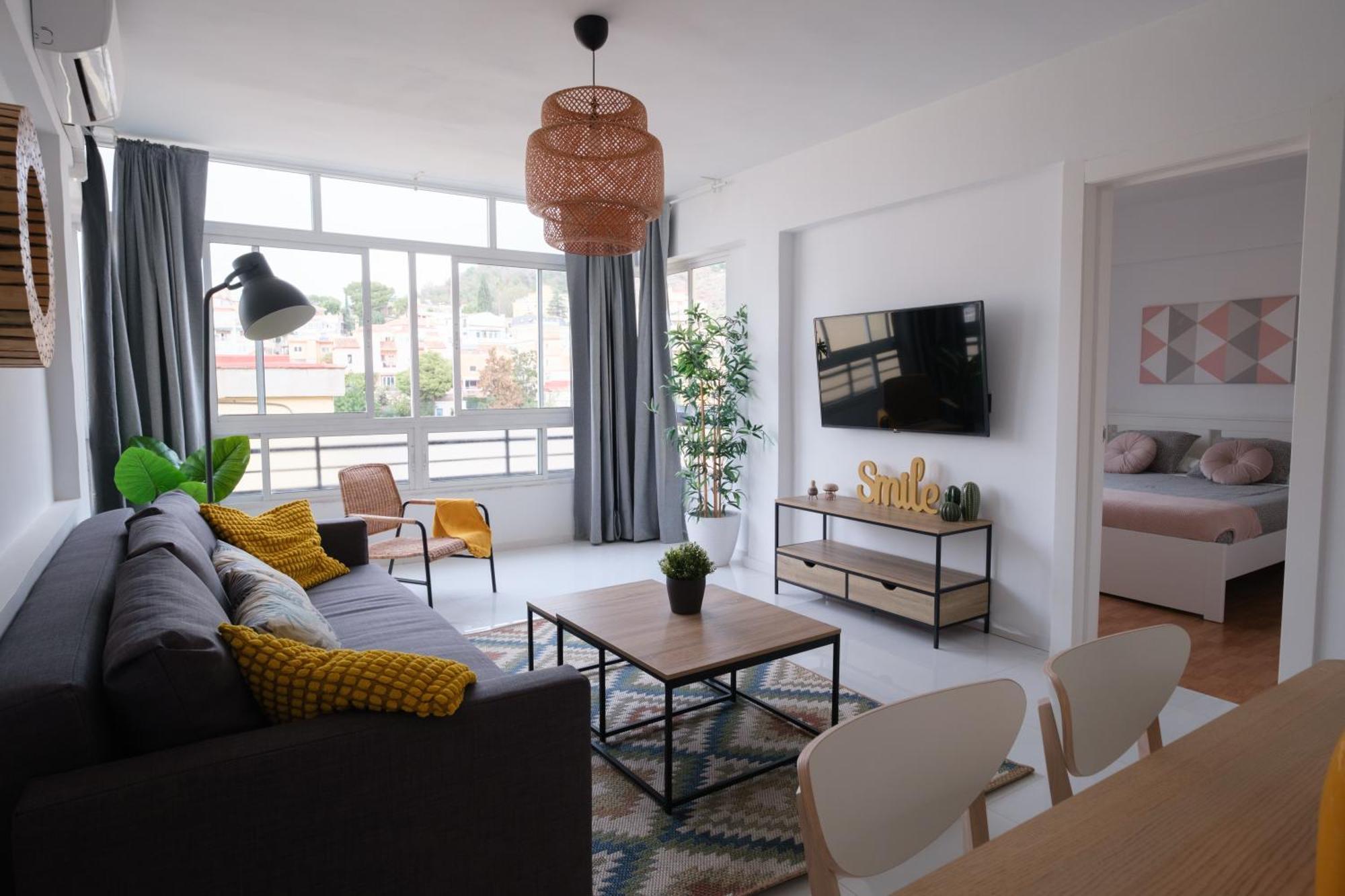 Wonderful Central Apartment Panoramics Views Wifi Málaga Buitenkant foto