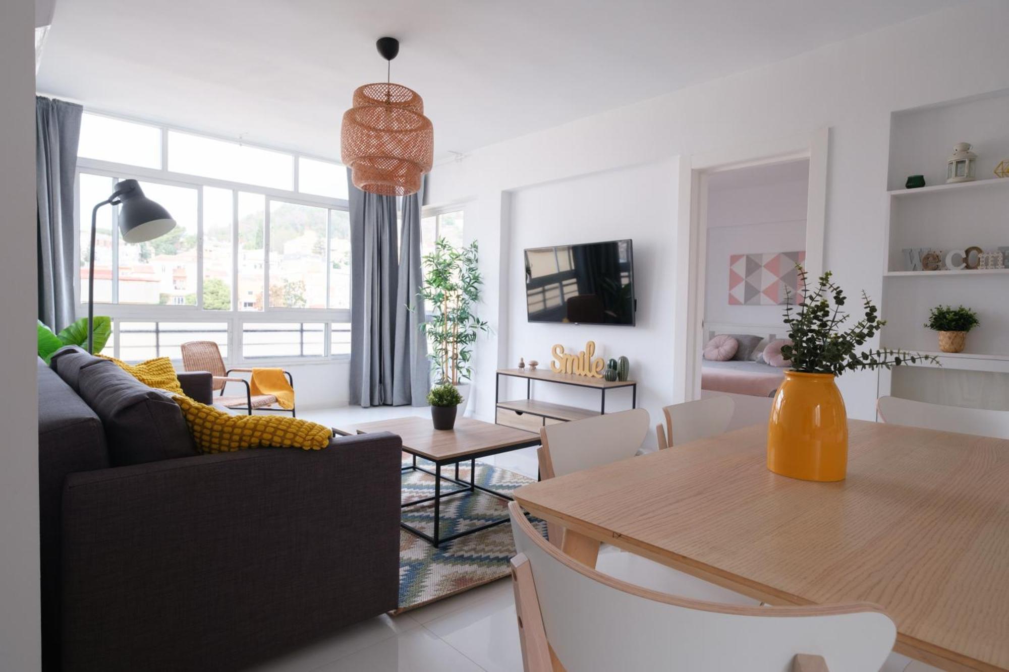 Wonderful Central Apartment Panoramics Views Wifi Málaga Buitenkant foto